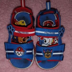 Paw Patrol Kids Sandals - Red and Blue